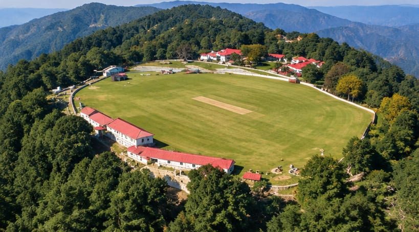 The world's highest cricket ground sits at 2,444 metres in the Himalayas.