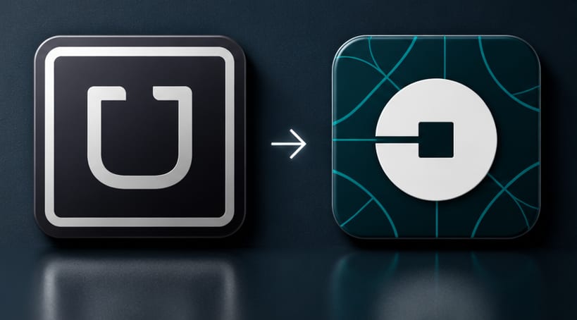 Uber once redesigned its logo to look like an atom.
